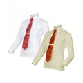 SHIRES CHILDRENS LONG SLEEVE TIE SHIRT 9998